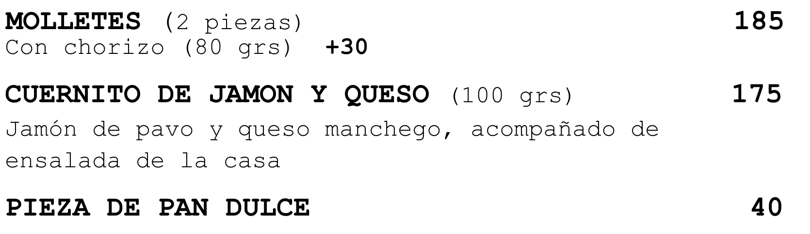 Desayunos